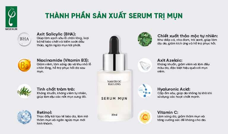 gia công serum trị mụn