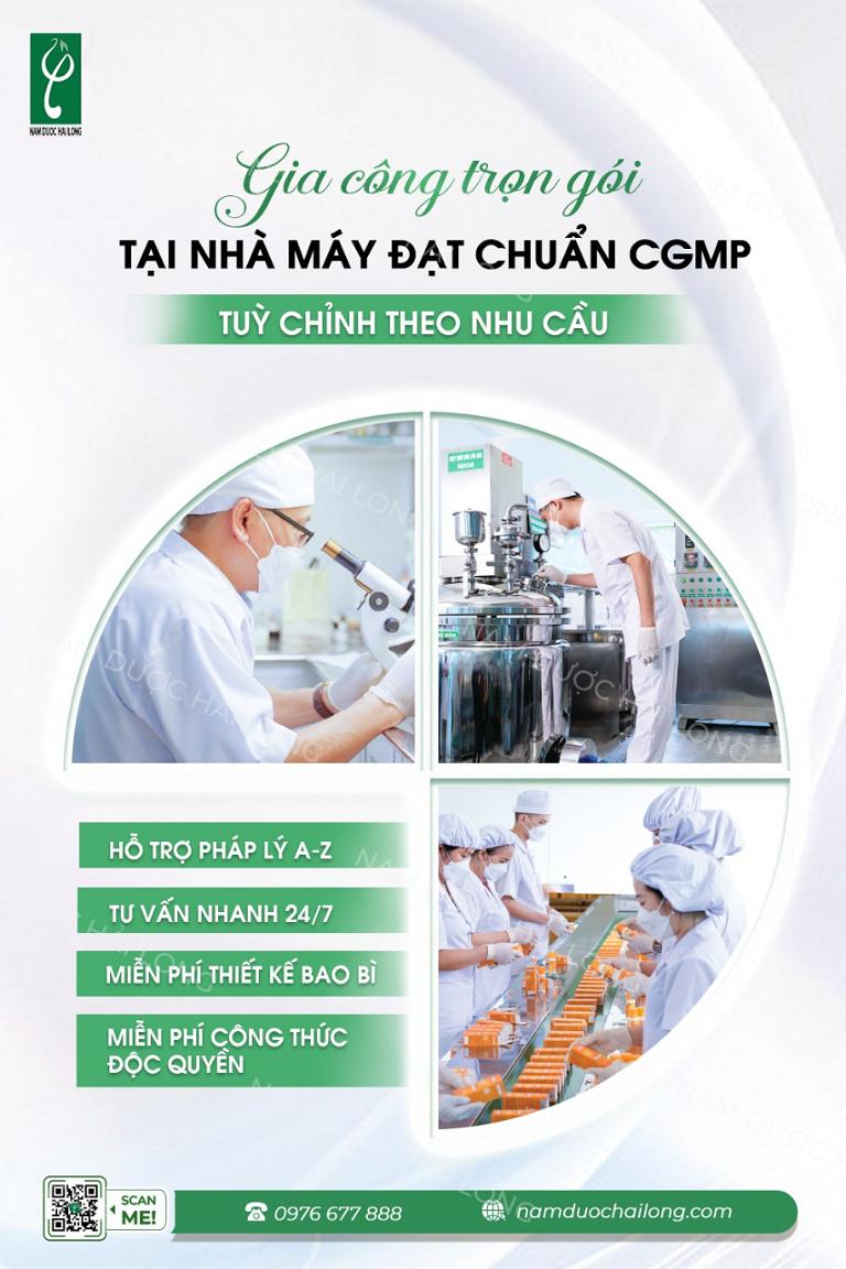 Nam dược Hải Long - Nhà máy gia công sữa rửa mặt trị mụn chuyên nghiệp