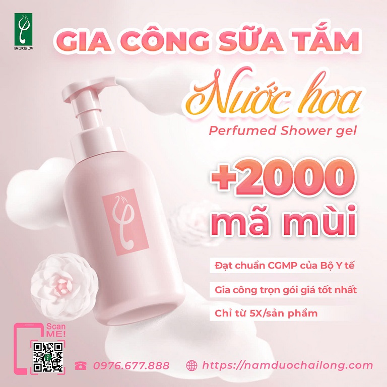 Nam dược Hải Long - Nhà máy sản xuất sữa tắm cho mẹ sau sinh chuẩn CGMP
