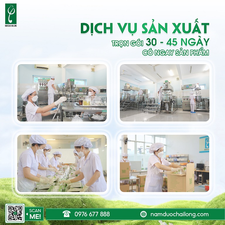 Nam dược Hải Long gia công mỹ phẩm giá tốt