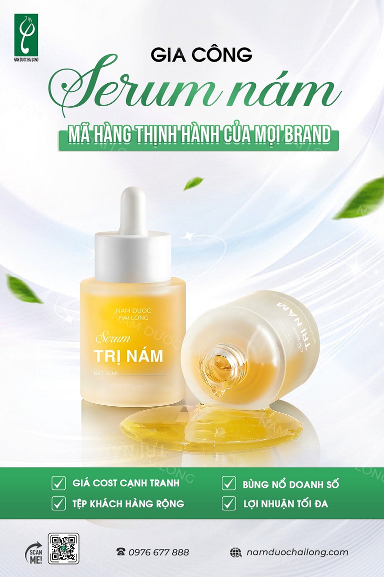 Nam dược Hải Long gia công serum độc quyền, trọn gói