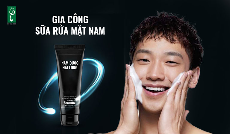 gia công sữa rửa mặt nam
