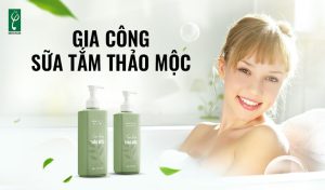 gia công sữa tắm thảo mộc