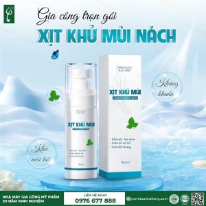 Gia công xịt khử mùi dạng chai xịt