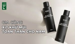 gia công xịt khử mùi toàn thân cho nam