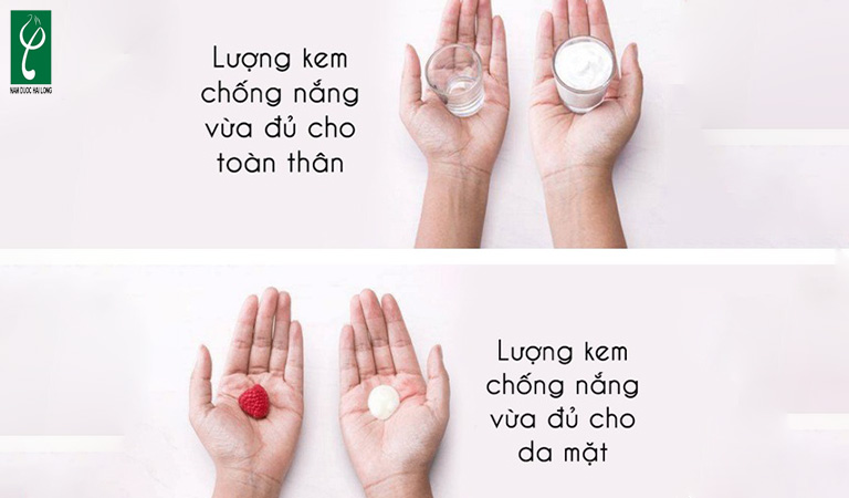 cách bôi kem chống nắng đúng chuẩn