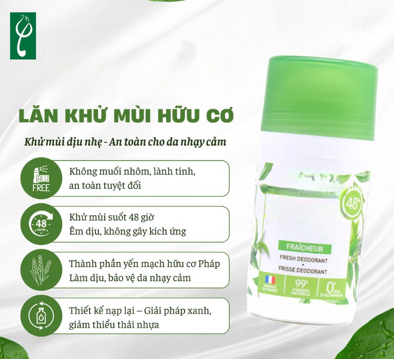 Gia công lăn khử mùi bạc hà mát lạnh tức thì, ngăn mồ hôi 24h nam duoc hai long gia cong lan khu mui bac ha