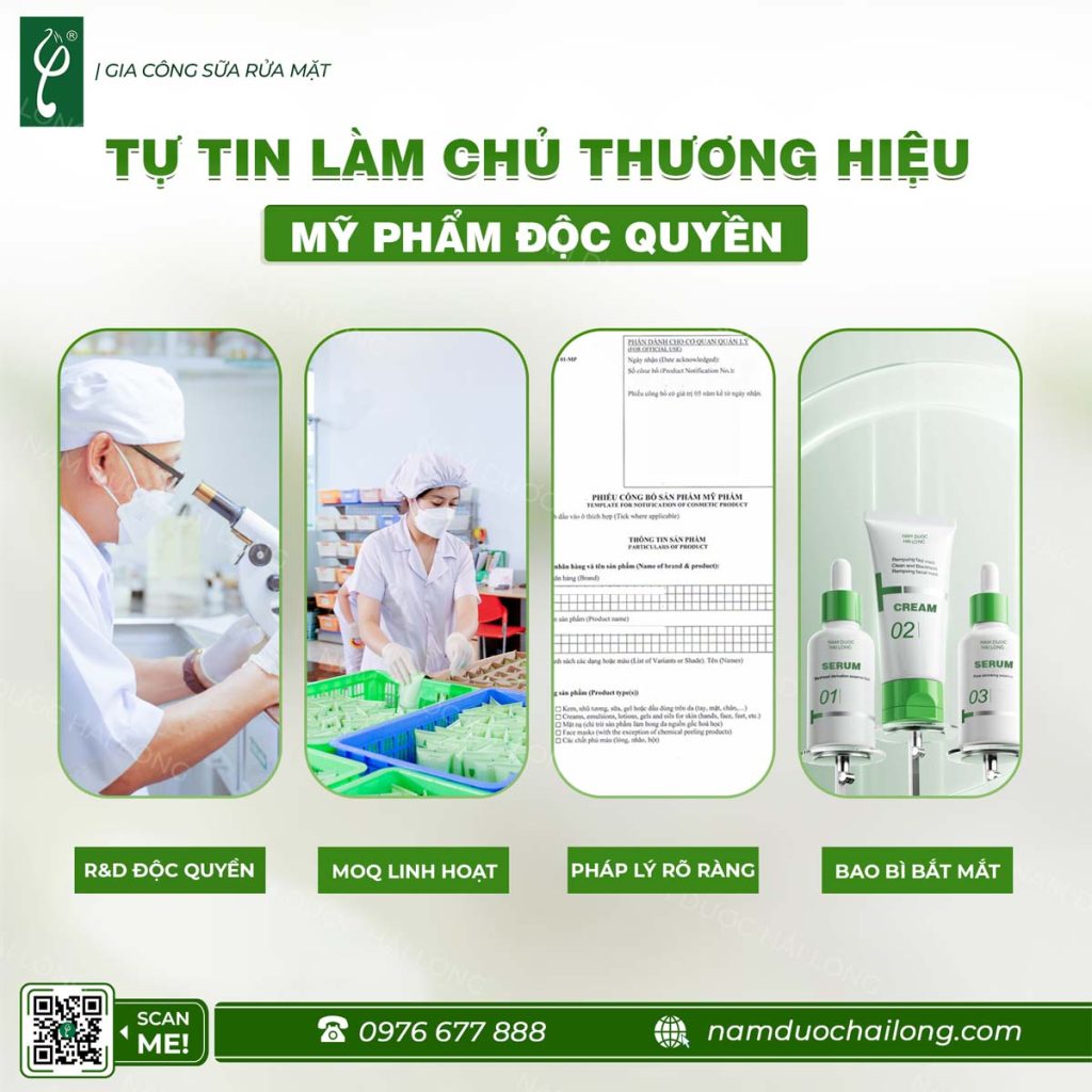 Nhà máy sản xuất mỹ phẩm giá rẻ