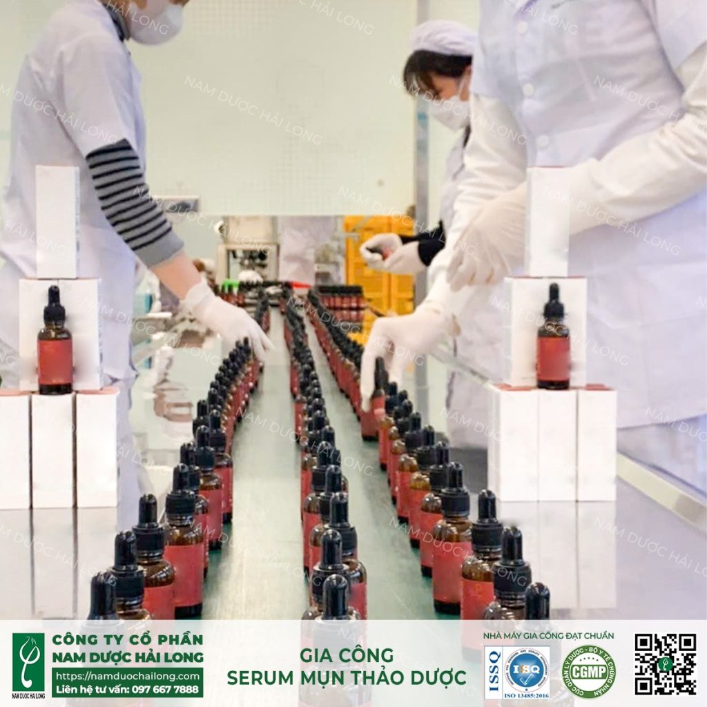 Quy trình sản xuất serum dưỡng da chuẩn CGMP gia công serum dưỡng da