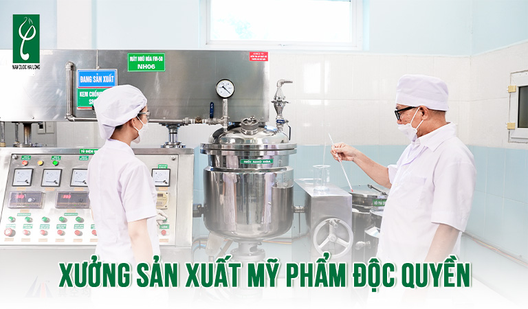 xưởng sản xuất mỹ phẩm độc quyền