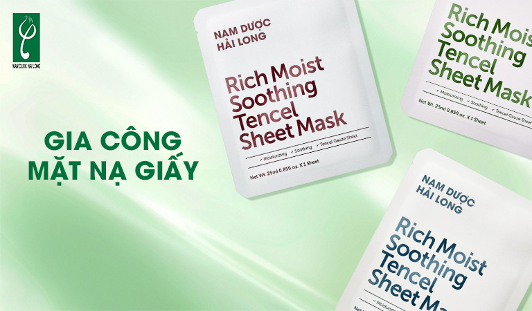 gia công mặt nạ giấy