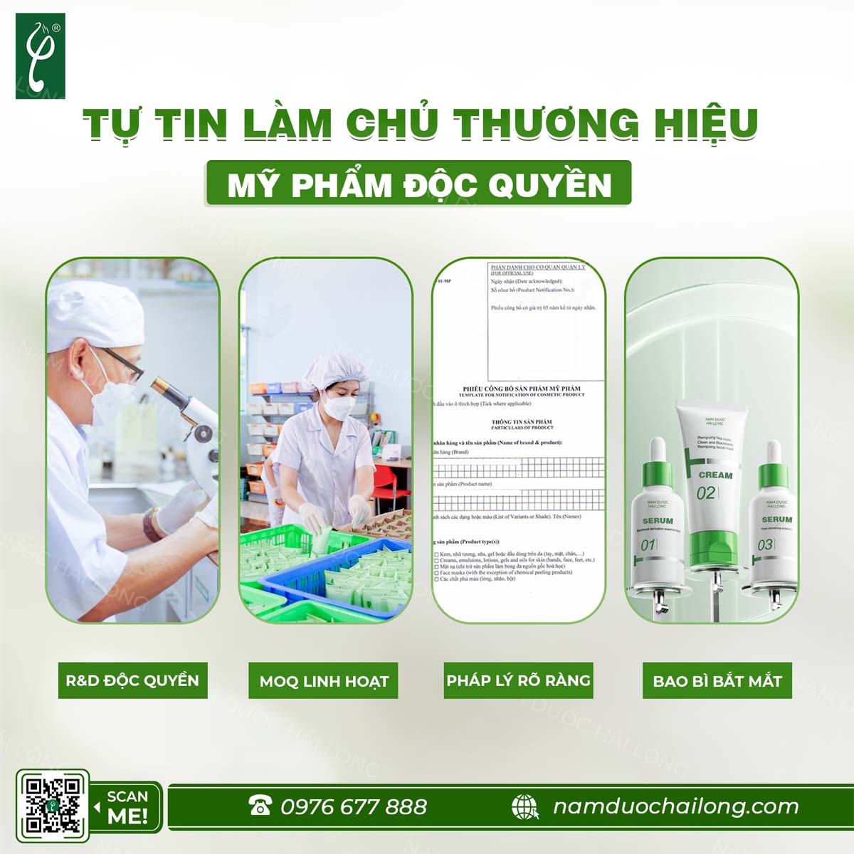 gia công mỹ phẩm không corticoid