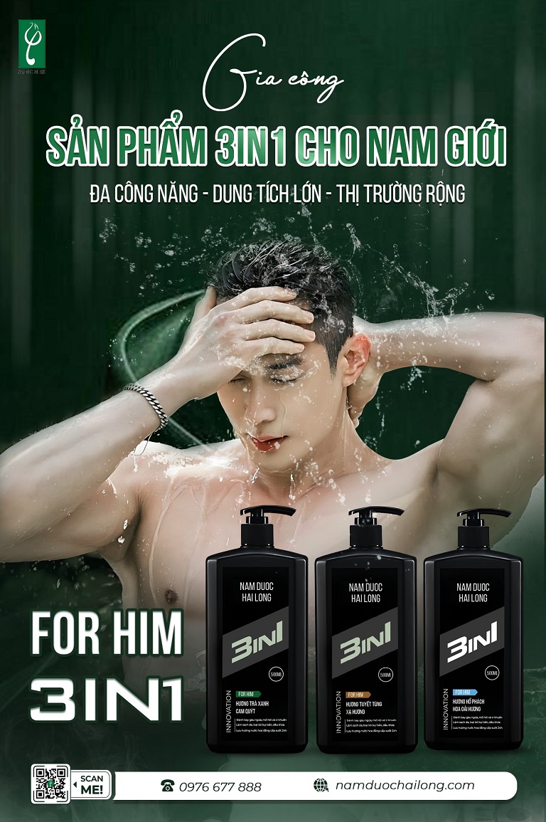 Sản xuất mỹ phẩm nam giúp chủ đầu tư nắm bắt cơ hội và tạo dựng vị thế vững chắc trên thị trường tiềm năng