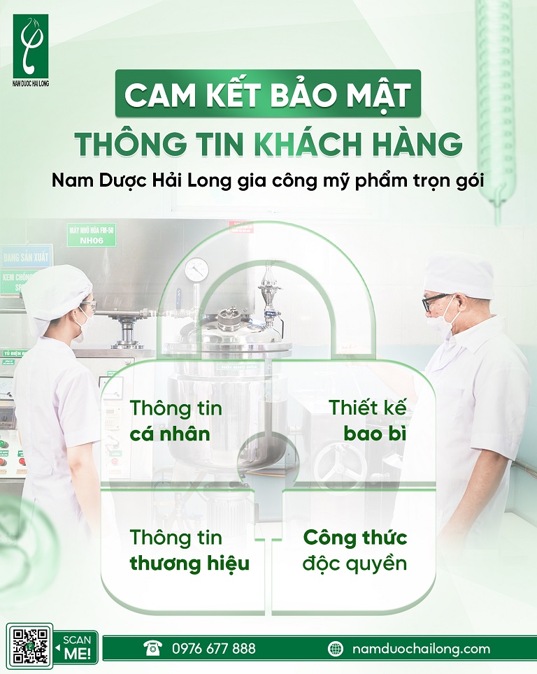 Nam dược Hải Long gia công mỹ phẩm toàn diện từ A đến Z