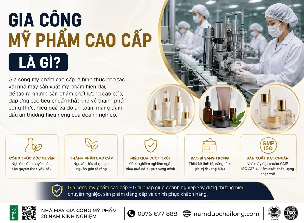 Gia Công Mỹ Phẩm Cao Cấp Là Gì