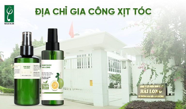 địa chỉ gia công xịt tóc
