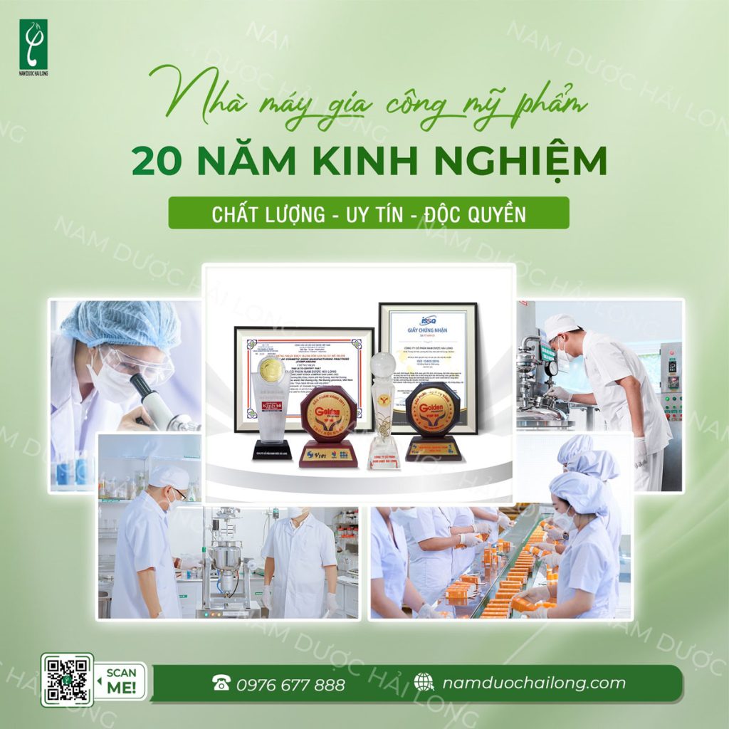 gia công sữa rửa mặt trị nám