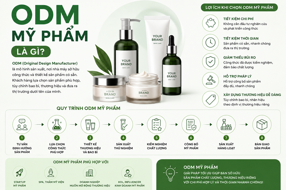 ODM Mỹ Phẩm Là Gì