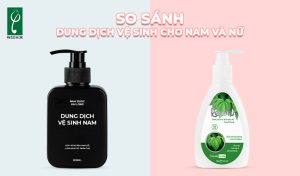 so sánh dung dịch vệ sinh cho nam và nữ