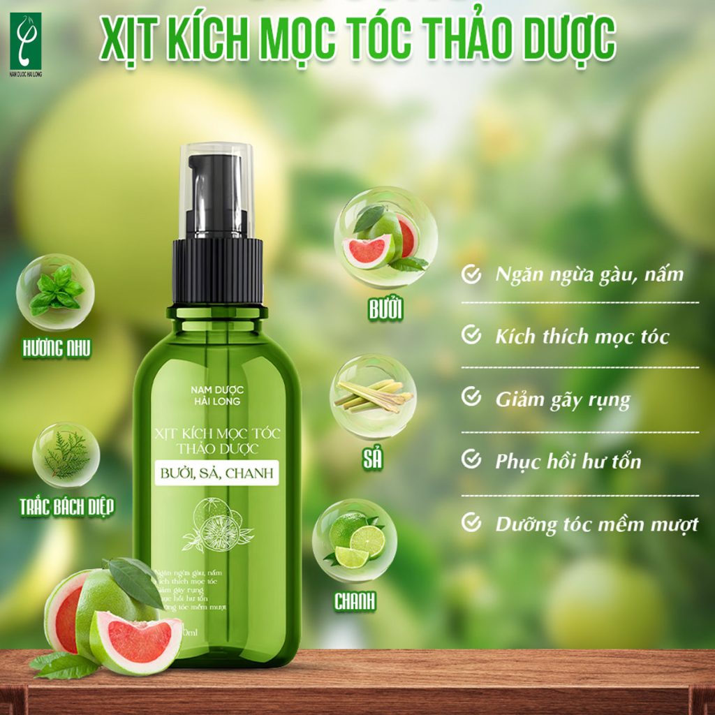 Nam Dược Hải Long - Xưởng sản xuất xịt tóc trọn gói và nuôi dưỡng mái tóc an toàn Xưởng sản xuất xịt tóc