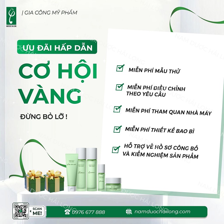 Xưởng gia công mỹ phẩm