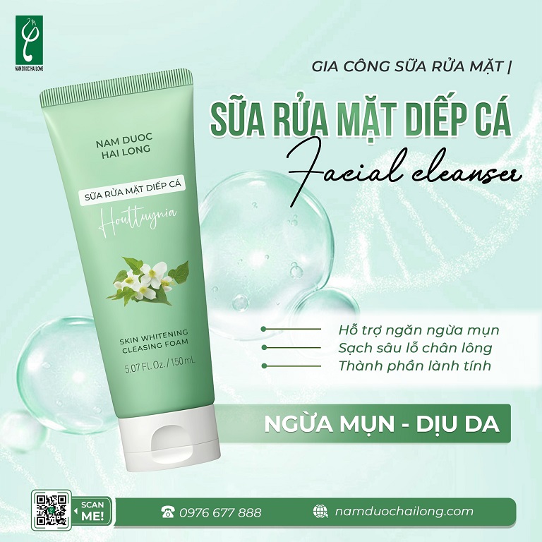 Sản xuất sữa rửa mặt cho tuổi dậy thì nên tránh thành phần gây kích ứng