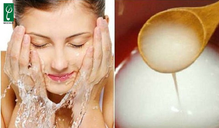 Rửa mặt bằng nước vo gạo được không