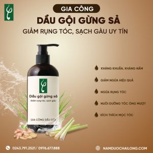Gia công dầu gội ngăn rụng tóc