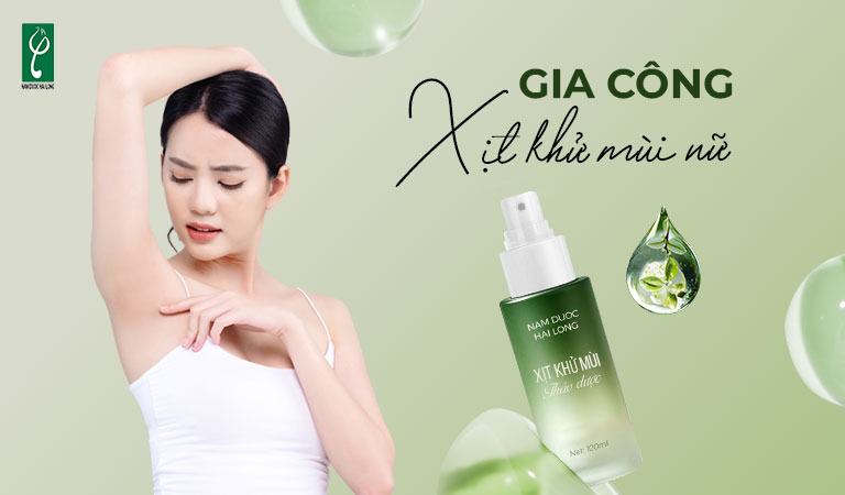 gia công xịt khử mùi nữ