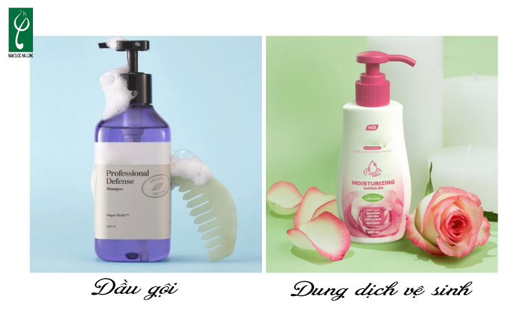 Gội đầu bằng dung dịch vệ sinh có sao không