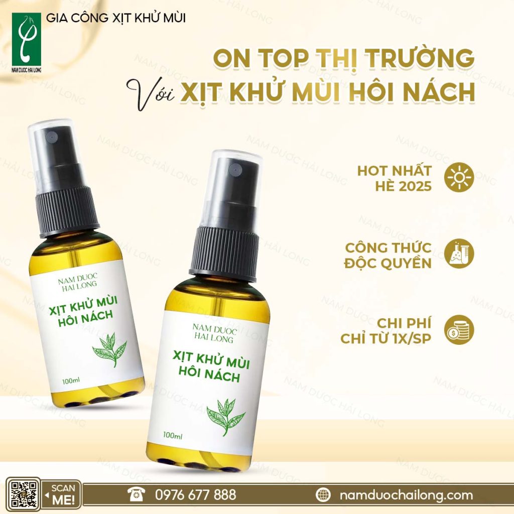 gia công xịt khử mùi giá rẻ