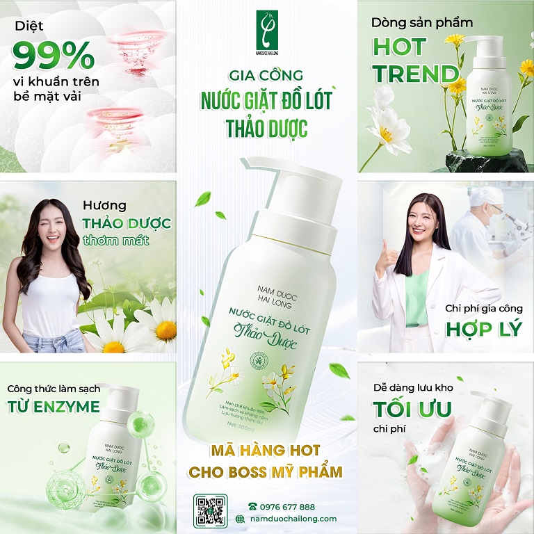 Nhu cầu sử dụng nước giặt quần chip thảo dược trên thị trường gia tăng mạnh mẽ