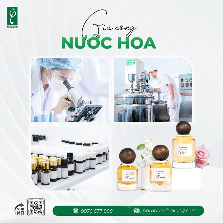 Quy trình sản xuất nước hoa chuyên nghiệp tại Nam dược Hải Long