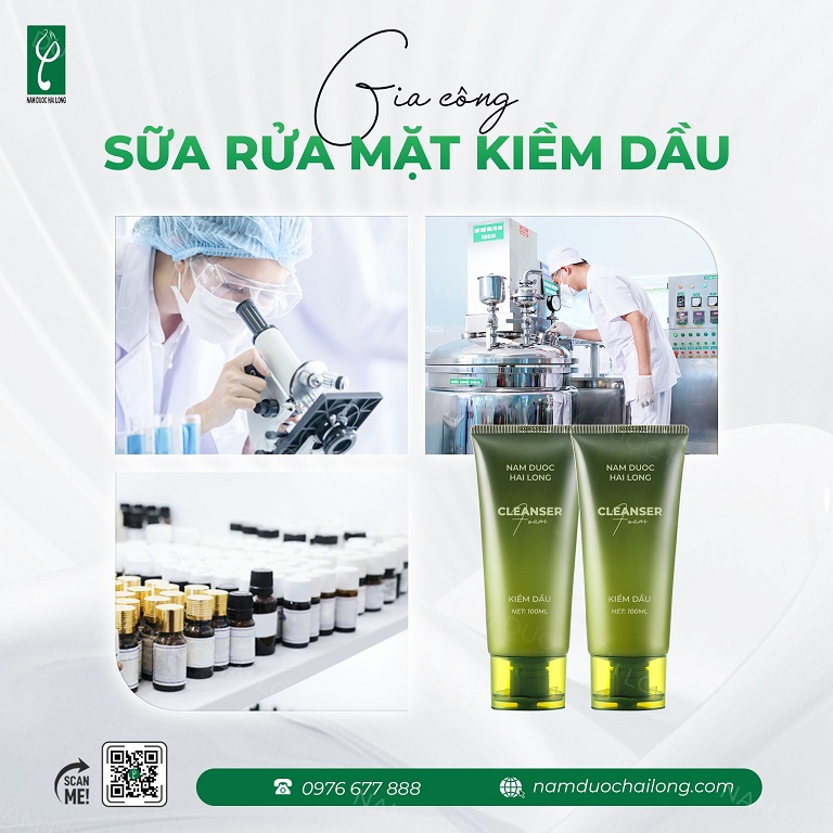 Xưởng gia công sữa rửa mặt đạt chuẩn CGMP phân chia các khu vực chức năng riêng biệt