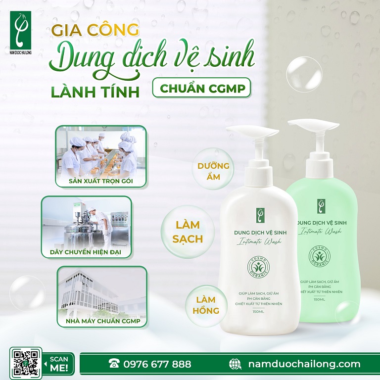 Gia công sản phẩm dung dịch vệ sinh hữu cơ cần kiểm nghiệm chất lượng nghiêm ngặt