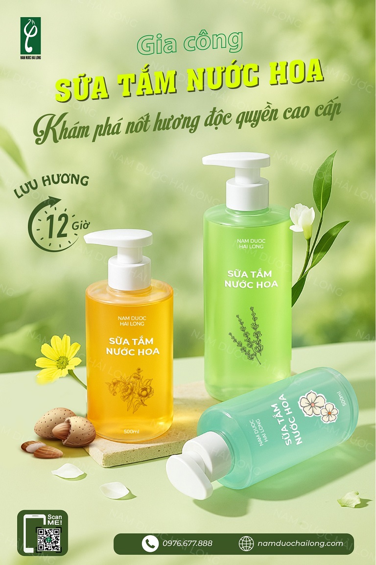 Nam dược Hải Long - Công ty gia công sữa tắm uy tín giúp chủ đầu tư tối ưu chi phí