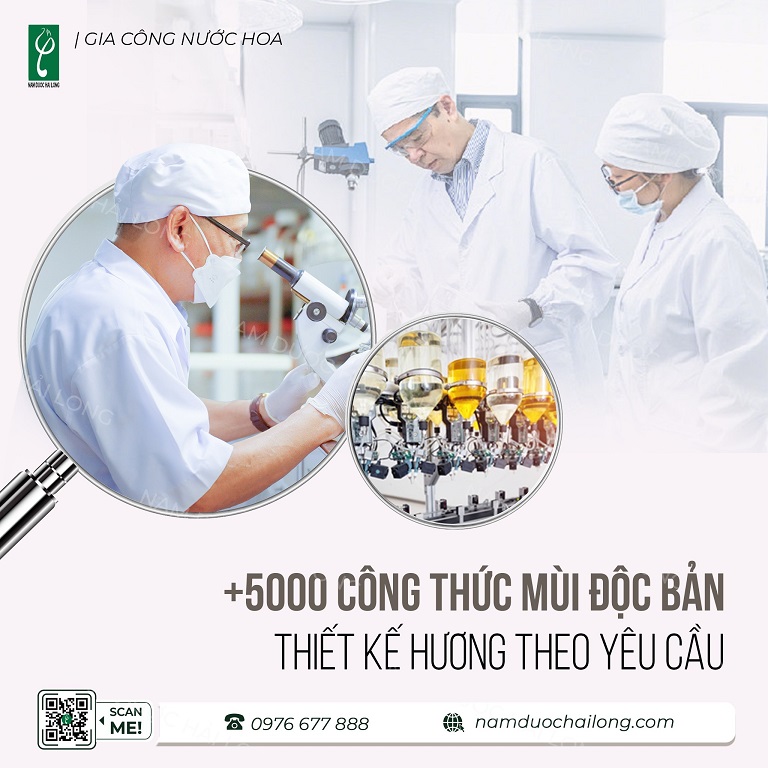 Quy trình sản xuất nước hoa chuẩn CGMP tại Nam dược Hải Long