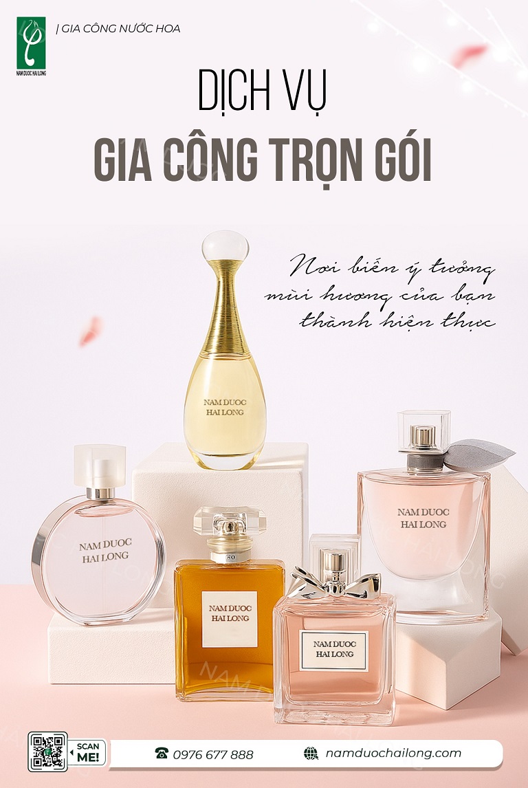 Đầu tư sản xuất nước hoa thiên nhiên giúp thương hiệu phát triển bền vững