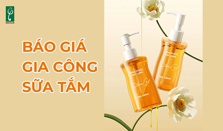 Báo giá gia công sữa tắm