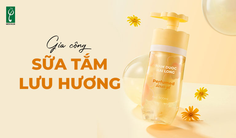 gia công sữa tắm lưu hương