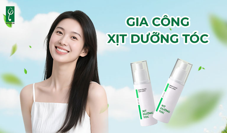 gia công xịt dưỡng tóc