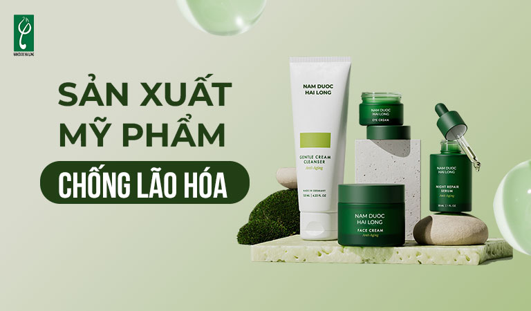 sản xuất mỹ phẩm chống lão hóa