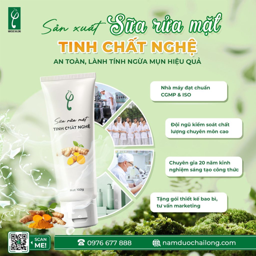 dịch vụ gia công sữa rửa mặt