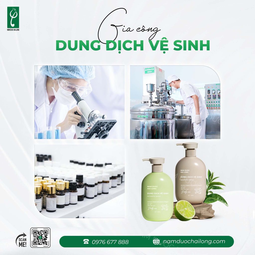 Gia công dung dịch vệ sinh thiên nhiên