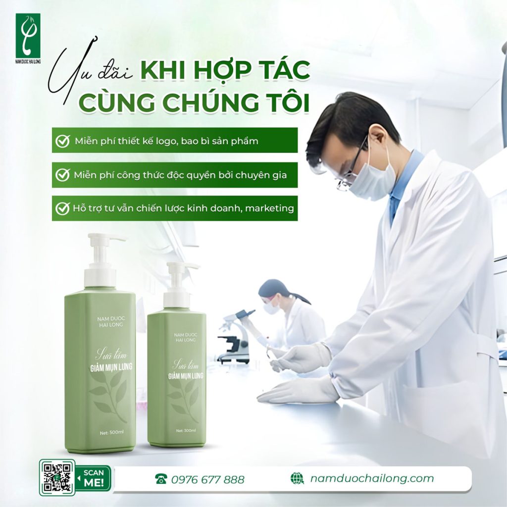 dịch vụ gia công sữa tắm