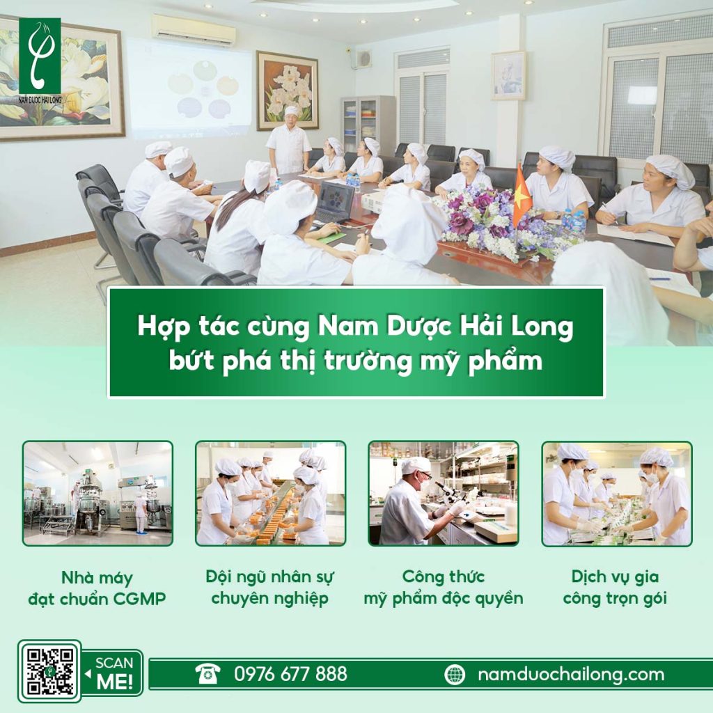 sản xuất mỹ phẩm chống lão hóa