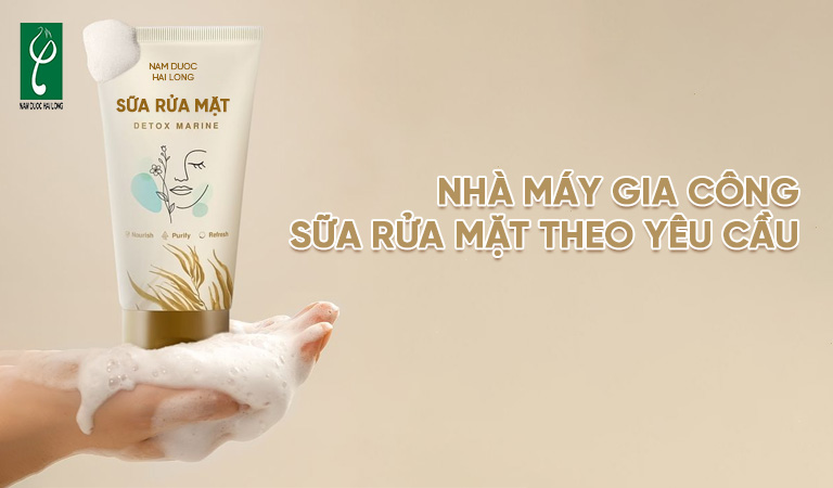 gia công sữa rửa mặt theo yêu cầu