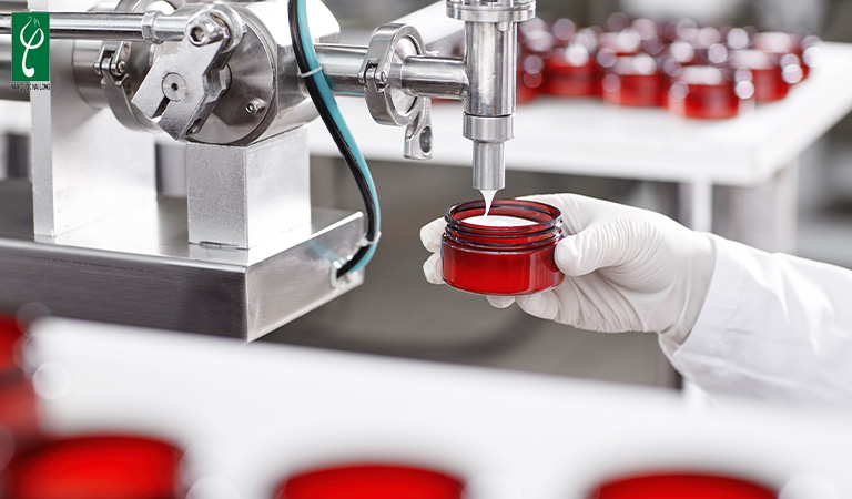 Dây chuyền sản xuất mỹ phẩm chuẩn quốc tế CGMP tại nhà máy Nam Dược Hải Long dây chuyền sản xuất mỹ phẩm