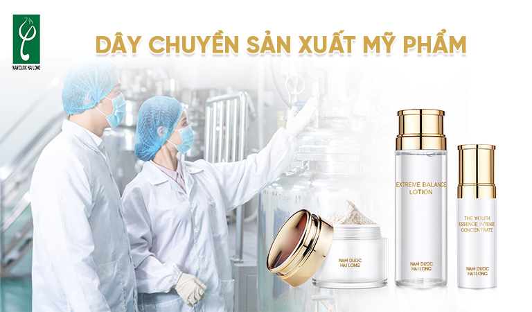 dây chuyền sản xuất mỹ phẩm