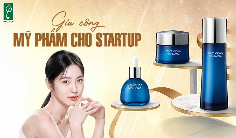 gia công mỹ phẩm cho startup
